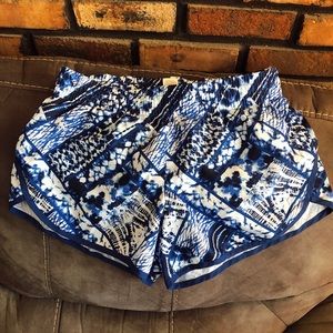 Tie dye blue shorts